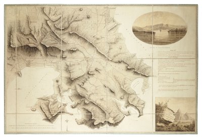Plan der Umgebung des English Harbour, Antigua, ca. 1782 von John Brown