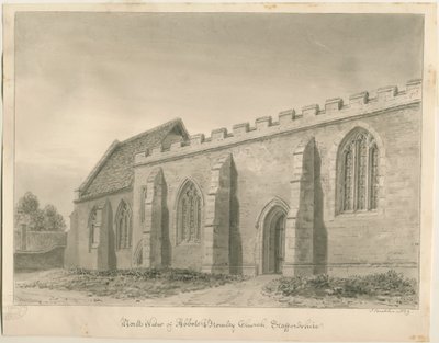 Abbots Bromley Kirche von John Buckler