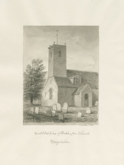 Bobbington Kirche von John Buckler