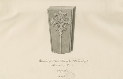 Burton-upon-Trent - Grabstein im 