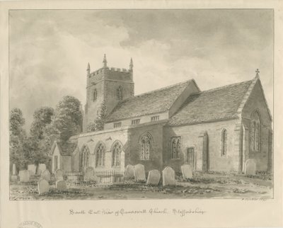 Caverswall Church von John Buckler