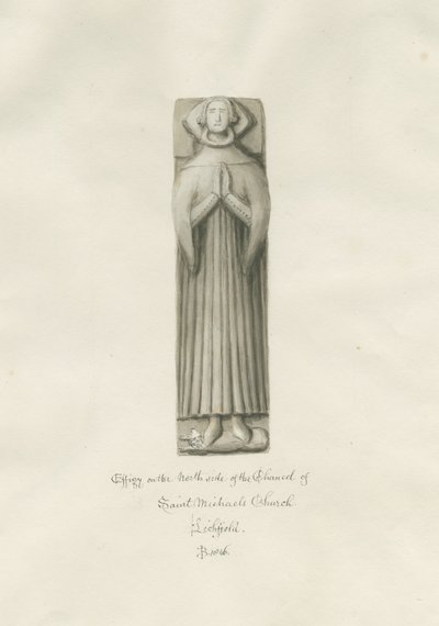 Lichfield - Abbild im Chor der St. Michaels Kirche von John Buckler