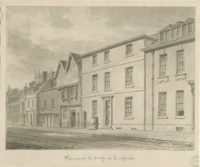 Lichfield - Bibliothek von John Buckler