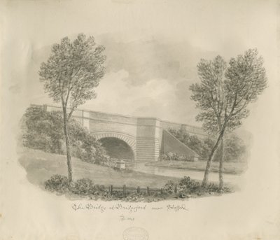 Stafford - Brücke bei Bridgeford von John Buckler