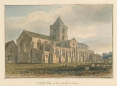 Sussex - Arundel Kirche von John Buckler
