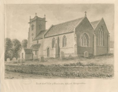 Swynnerton Kirche von John Buckler
