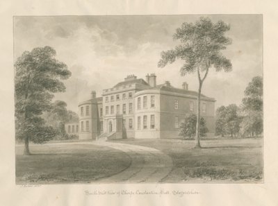 Thorpe Constantine Hall: Sepia-Waschzeichnung, 1848 von John Buckler