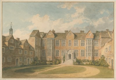 York - Heslington House Innenansicht, 1818 von John Buckler