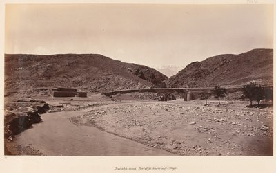 Die Brücke bei Surakh-aub, 1879 von John Burke