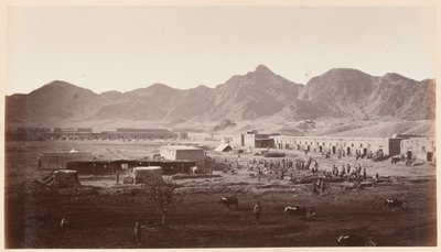 Westliches Ende des Dakka-Forts, Blick auf Khurd Khyber von John Burke
