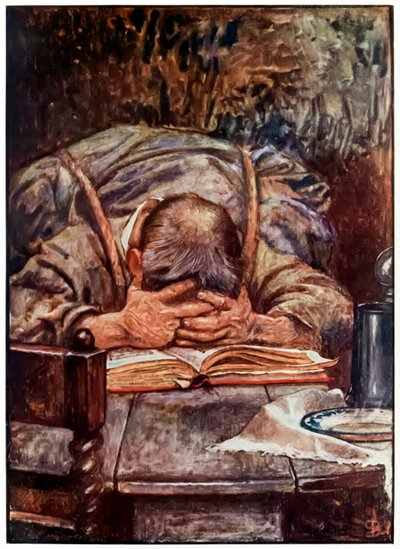 Christ aus Der Pilgerreise von dieser Welt zu der zukünftigen von John Bunyan von John Byam Liston Shaw