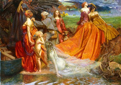 "Jetzt ist Pilgerjahr, schöner Herbstauftrag" von John Byam Liston Shaw