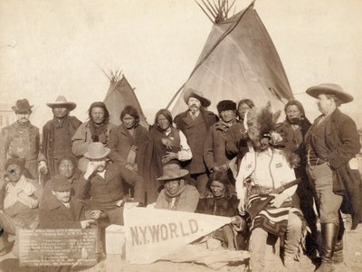 Indianerhäuptlinge und US-Beamte in Pine Ridge, 1891 von John C. H. Grabill
