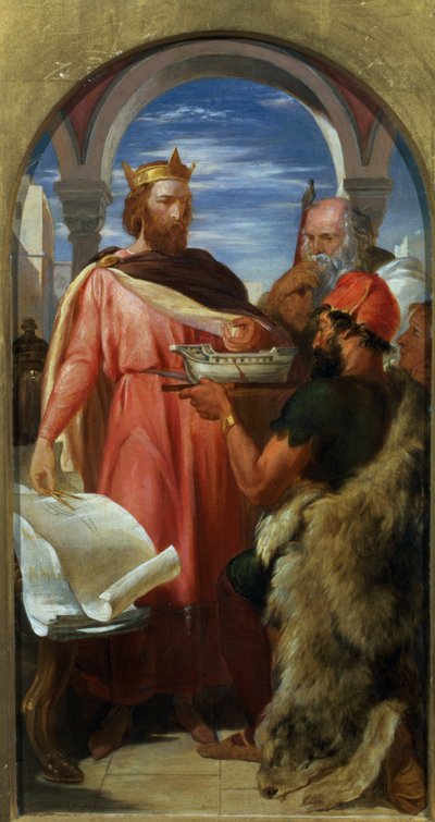 Ein Modell für Alfreds Marine, 1851 von John Callcott Horsley