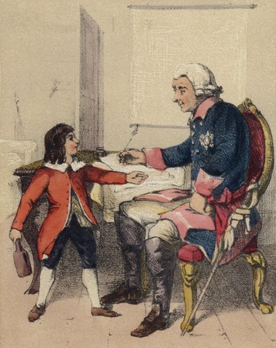 Friedrich der Große und sein Neffe von John Callcott Horsley