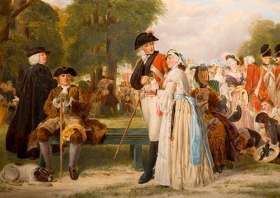 Die Welt vergessend - Sonntagnachmittag in den Kensington Gardens, 1877 von John Callcott Horsley