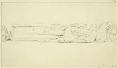 Effigie von William Canynges in der St. Mary Redcliffe (und die andere Effigie auf der Rückseite) von John Carter