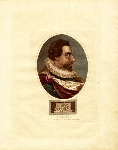 Porträt von König James I. von England von John Chapman
