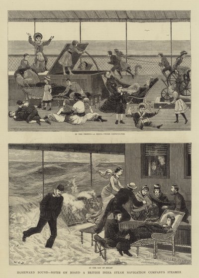 Heimwärts, Notizen an Bord eines Dampfers der British India Steam Navigation Company von John Charles Dollman