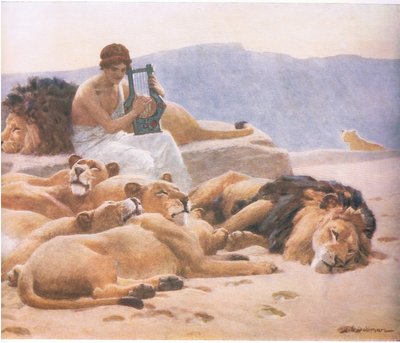 Orpheus und seine Laute von John Charles Dollman