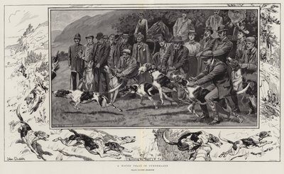 Eine Hundejagd in Cumberland von John Charlton