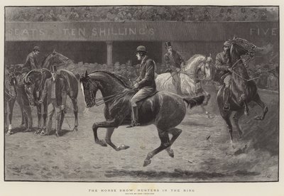 Die Pferdeschau, Jäger im Ring von John Charlton