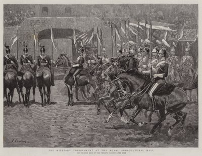 Das Militärturnier in der Royal Agricultural Hall von John Charlton