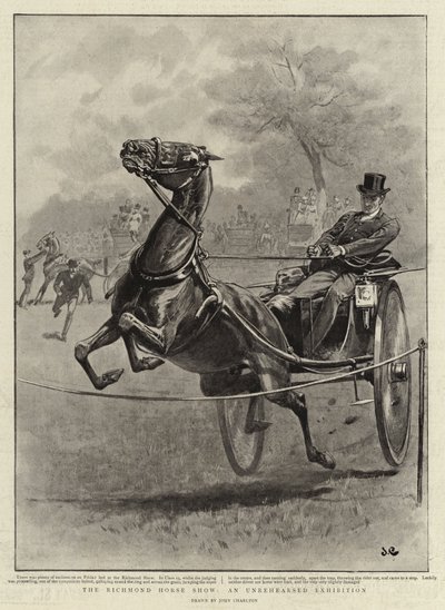 Die Richmond-Pferdeschau, eine ungeprobte Ausstellung von John Charlton