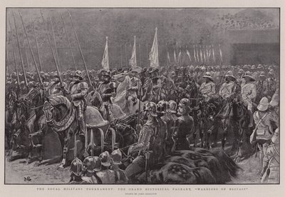 Das königliche Militärturnier, das große historische Festspiel, Krieger Britanniens von John Charlton