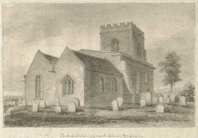Draycott in the Moors Kirche von John Chessell Buckler