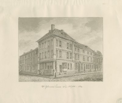 Lichfield - Geburtsort von Dr. Johnson von John Chessell Buckler