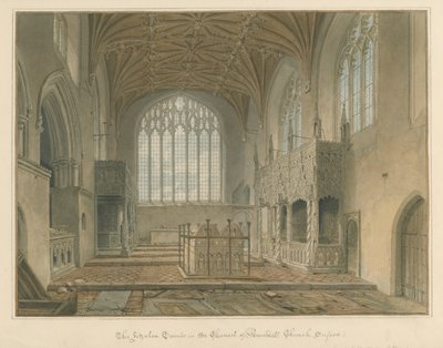 Arundel Kirche - Die Fitzalan Gräber von John Chessell Buckler