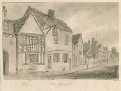 Tean - Dorfstraße von John Chessell Buckler