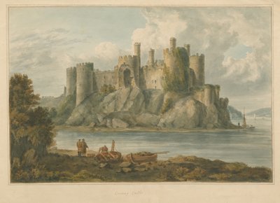 Wales - Carnarvonshire - Conway Schloss von John Chessell Buckler