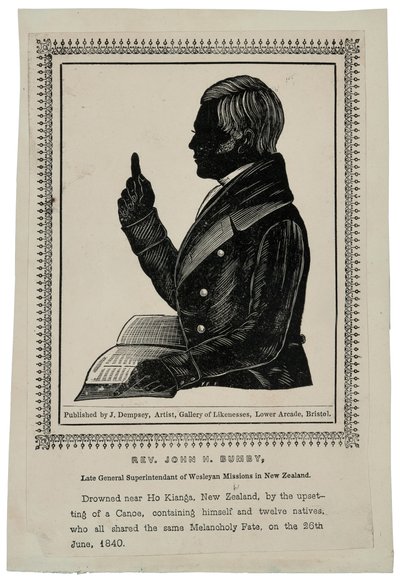 Rev. John H. Bumby, ca. 1840 von John Church Dempsey