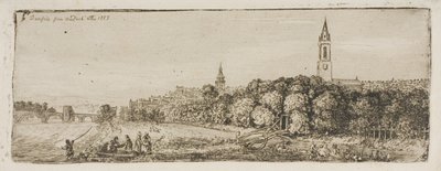 Dumfries vom Dock aus von John Clerk of Eldin