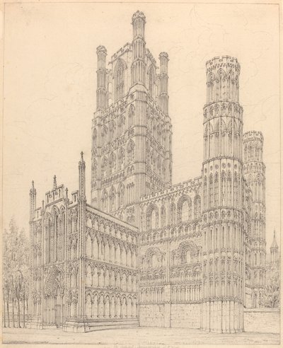 Ely Cathedral, Cambridgeshire, S.W. Ansicht von John Coney