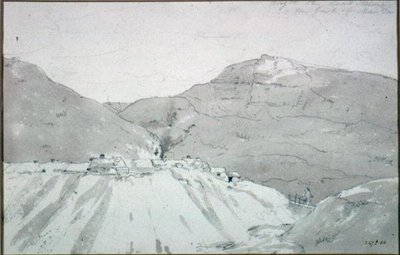 Eine Bleimine am Fuß des Mam Tor von John Constable