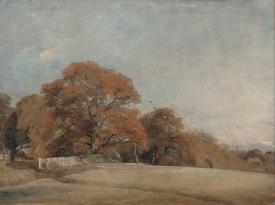 Eine herbstliche Landschaft in East Bergholt von John Constable