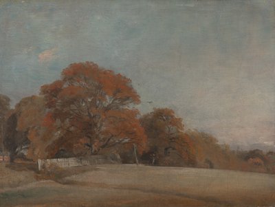 Herbstlandschaft in East Bergholt von John Constable