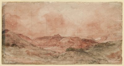 Bow Fell und Langdale Pikes von John Constable