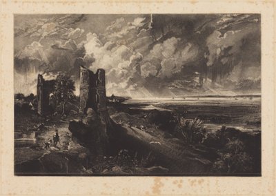 Hadleigh Castle (Kleine Platte) von John Constable