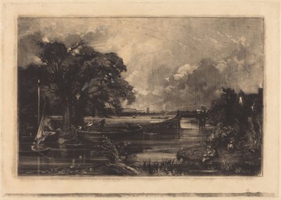 Fluss Stour, Suffolk von John Constable