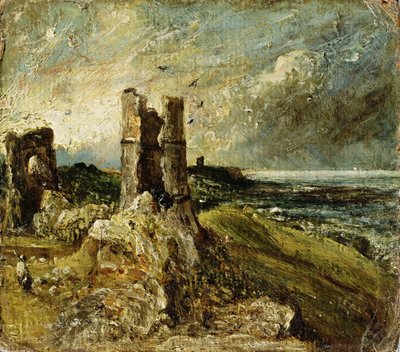 Skizze von Hadleigh Castle (recto) von John Constable