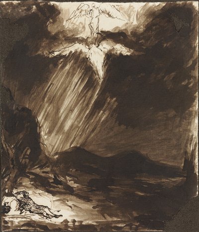 Studie von Jakobs Traum, nach Aert de Gelder von John Constable