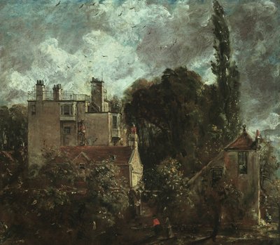 The Grove, oder das Admiralshaus in Hampstead, 1821-1822 von John Constable