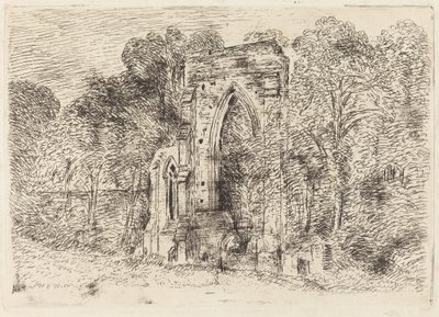 Die Ruinen der Netley Abbey von John Constable