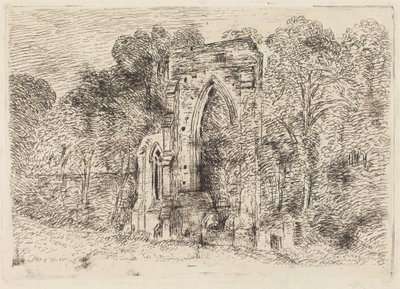 Die Ruinen von Netley Abbey von John Constable
