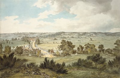 Tal des Stour mit Stratford St Mary von nahe Dedham gesehen von John Constable