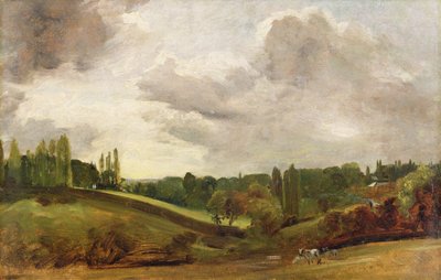 Blick auf East Bergholt, ca. 1813 von John Constable